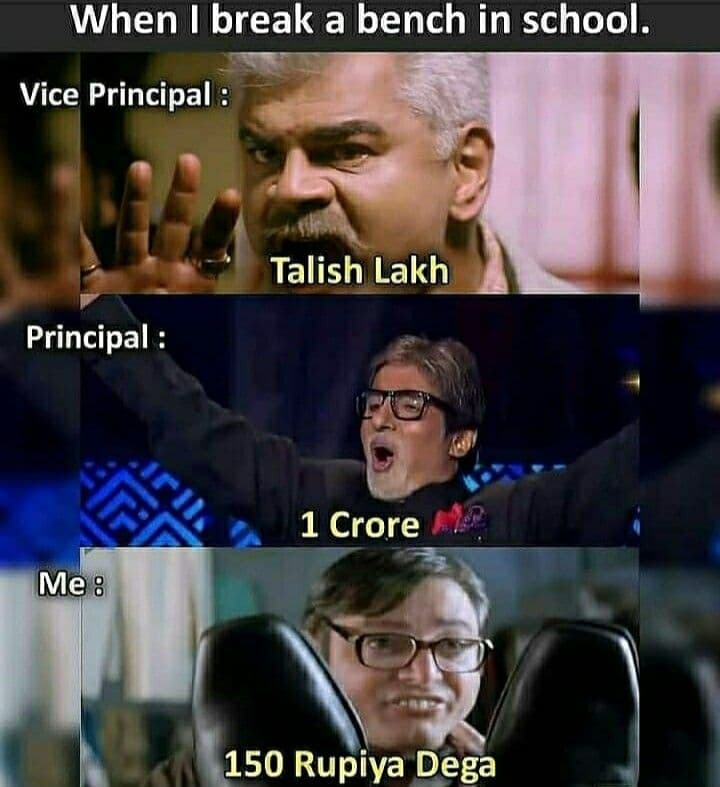 School Bench Penalty Meme